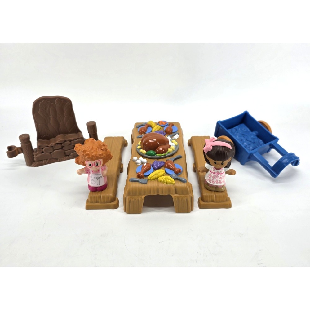 Fisher-Price Little People Thanksgiving Celebration Pilgrims Indians Sophie